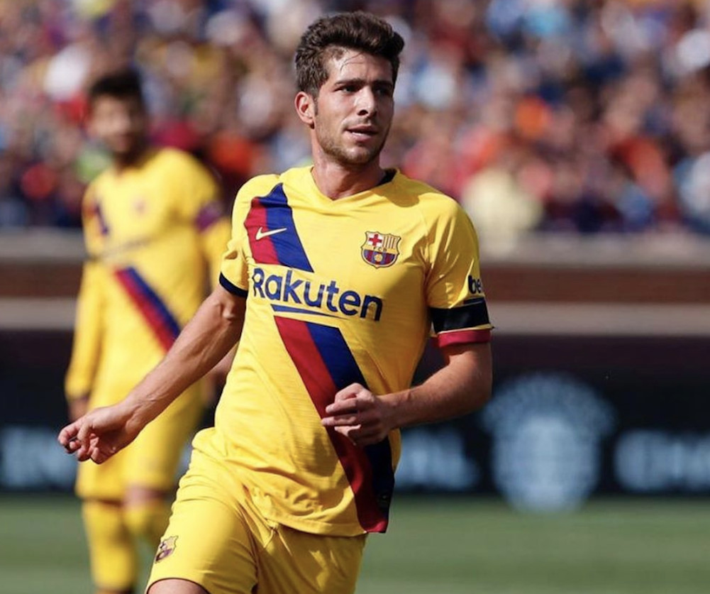 Una foto de Sergi Roberto durante un partido del Barça / FCB