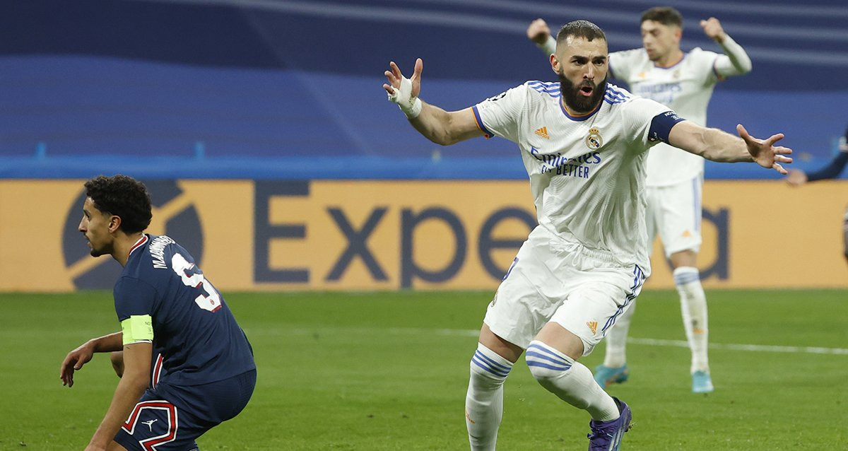 Benzema, líder goleador del Real Madrid, contra el proyecto millonario del PSG / EFE