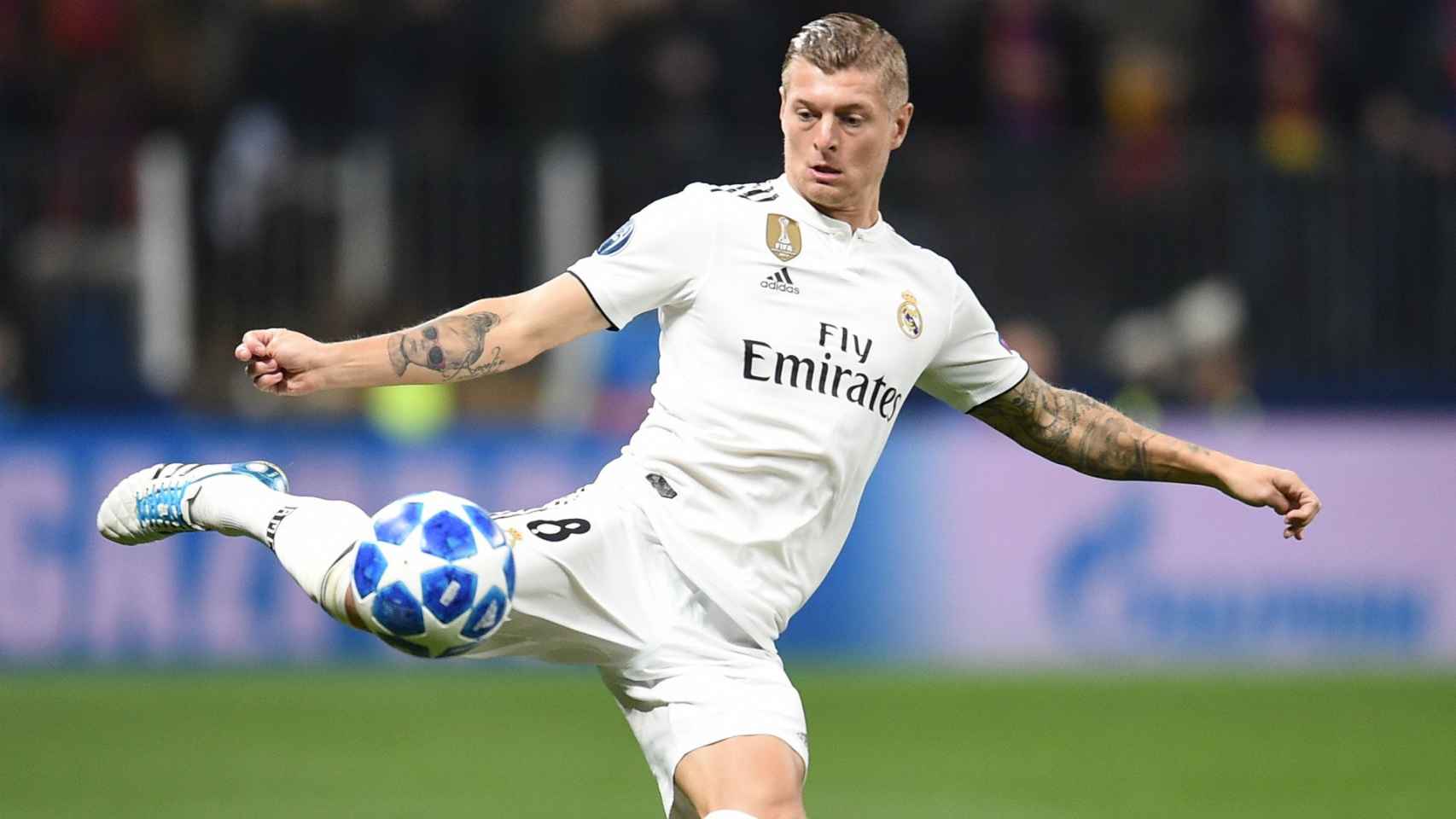 Toni Kroos en una acción del Real Madrid / EFE