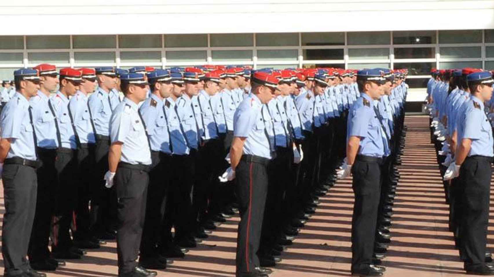 Mossos d'Esquadra formando en la Escuela de Policía de Mollet del Vallès / GENCAT