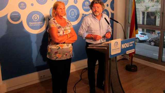 Nuria de Gispert y Antoni Castellà, del grupo Demòcrates / EP