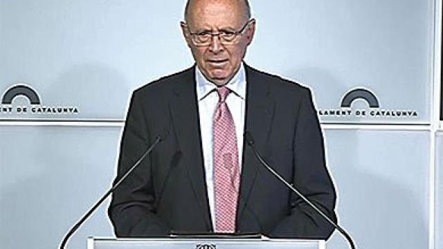 El coordinador del Pacto Nacional por el Derecho a Decidir, Joan Rigol