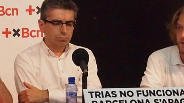 Jordi Martí, en un acto del PSC en junio de 2013