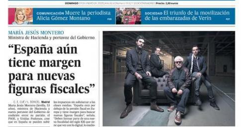 Portada El Pais 19 enero 2020