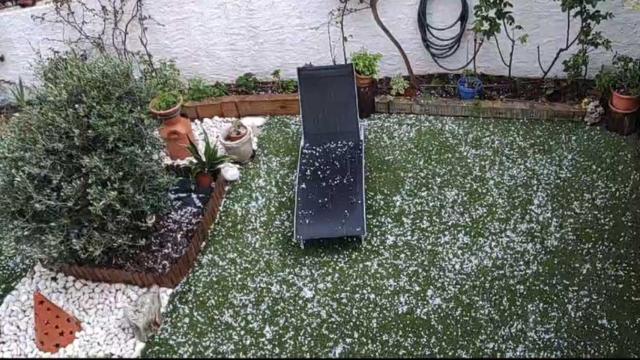 Imagen de la granizada en Premià de Dalt / CEDIDA