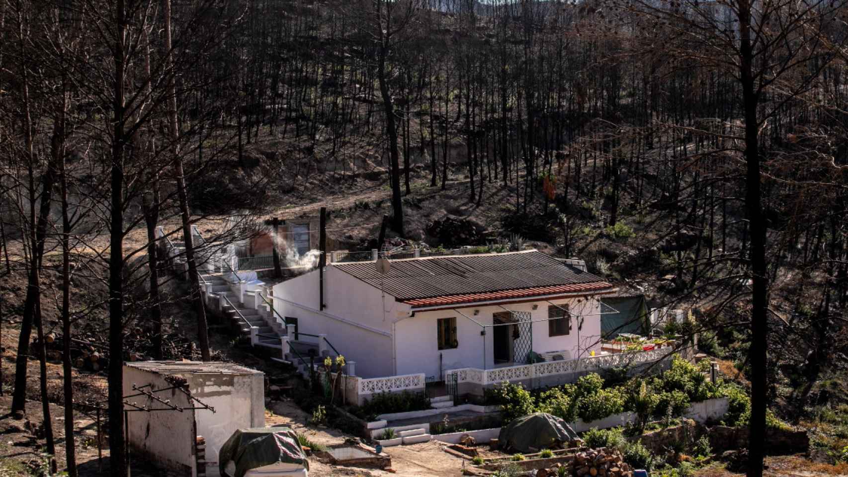 Vista de una casa aislada en la urbanización Riber Park de la comarca de El Bages, a 11 de noviembre de 2022, Pont de Vilomara i Rocafort, Barcelona / MARC TRILLA - EUROPA PRESS