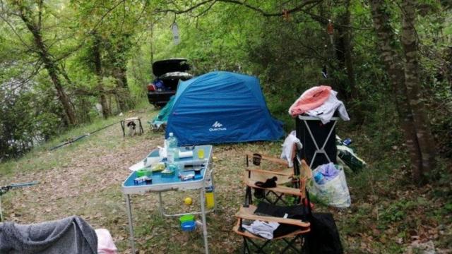 Acampada en pleno estado de alarma en el pantano de Sau / MOSSOS