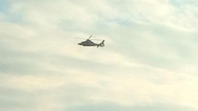 El helicóptero de la Guardia Civil que ha colaborado en la macrooperación antidroga de Girona del miércoles / CG