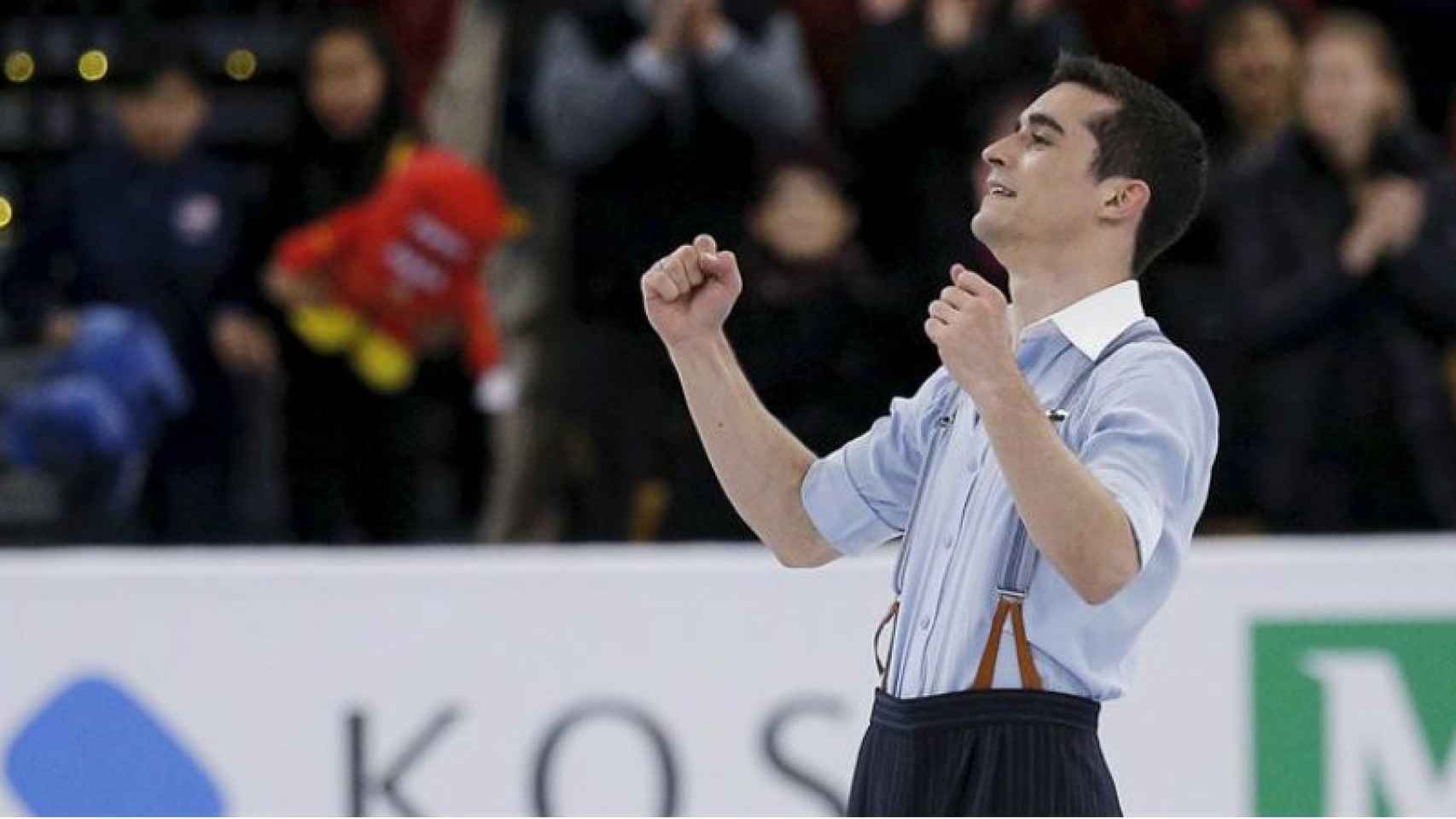 Javier Fernández, campeón del mundo de patinaje artístico.