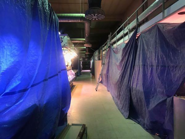 Una imagen del mercat del carmel en obras
