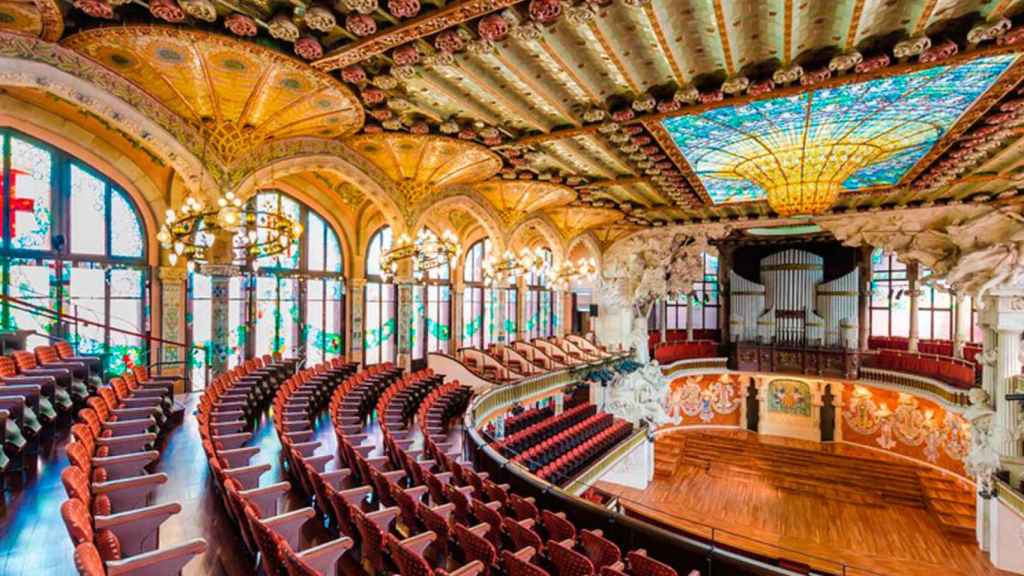 Imagen del auditorio del Palau de la Música / Cedida