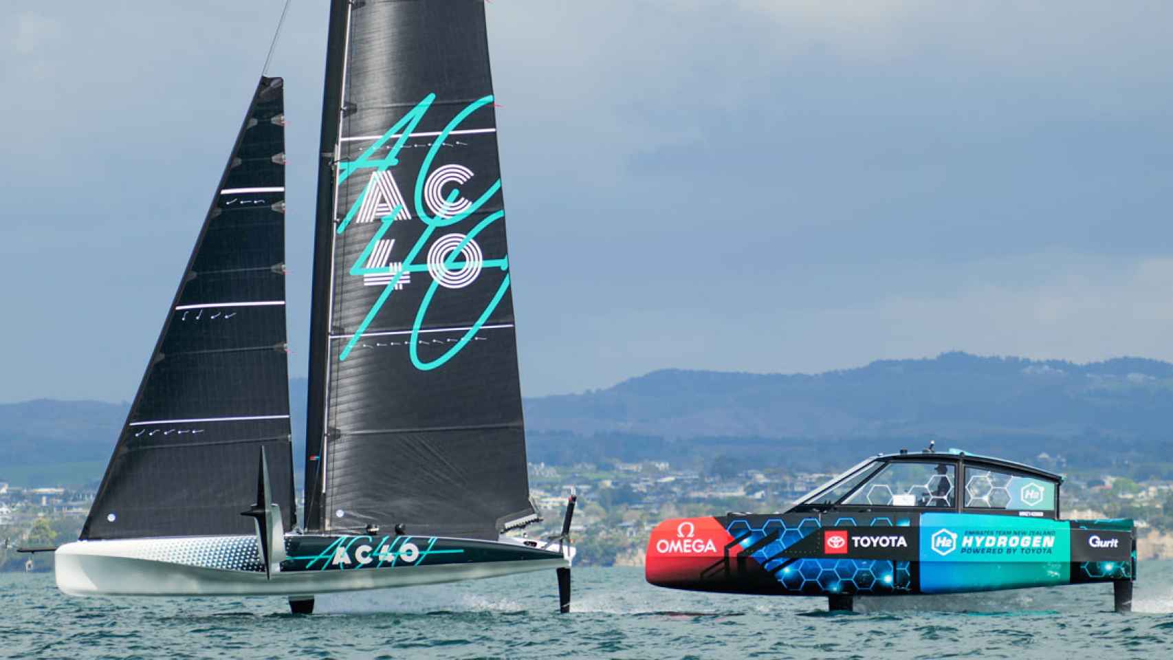 Imagen del Emirates Team New Zealand, defensor del título / Cedida