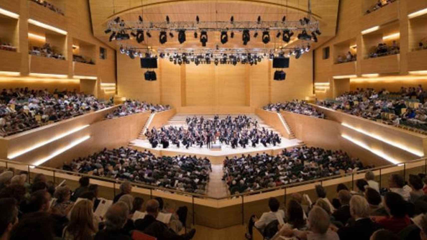 Uno de los espacios de L'Auditori de Barcelona, durante un concierto / L'AUDITORI