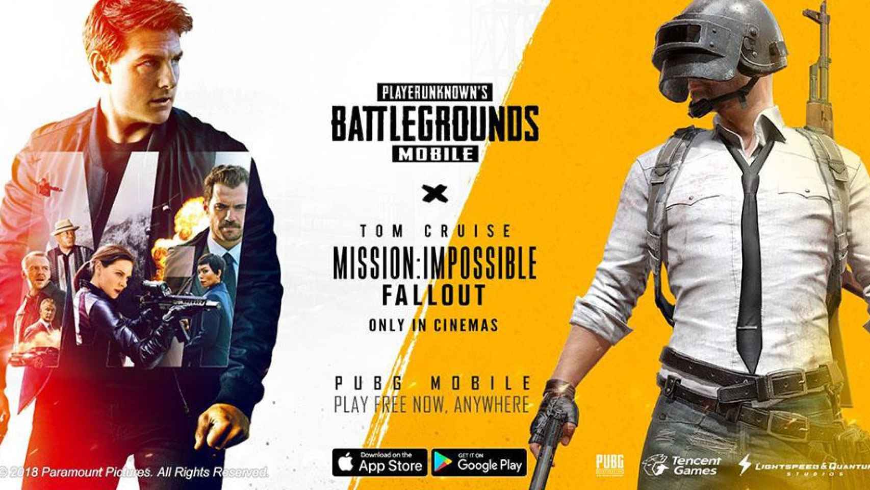 PUBG Mobile X Misión Imposilbe: Fallout / TENCENT GAMES