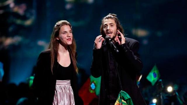 Salvador Sobral, en su actuación en Eurovisión