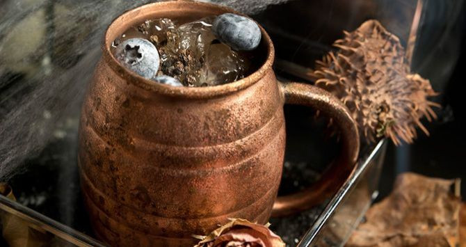 El cocktail preparado por Javier de las Muelas para el Halloween de 2017 / CG