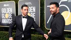 Ricky Martin junto a su marido en la gala de los Globos de Oro / EP