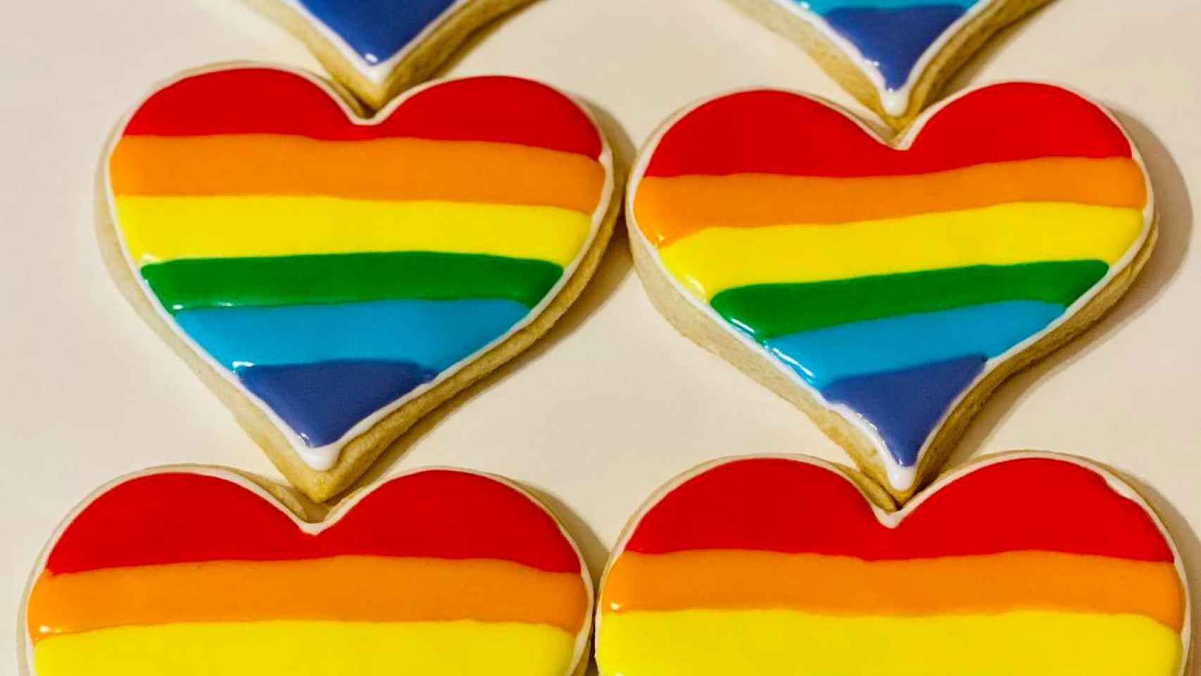 Galletas con la bandera LGTBI / REDES