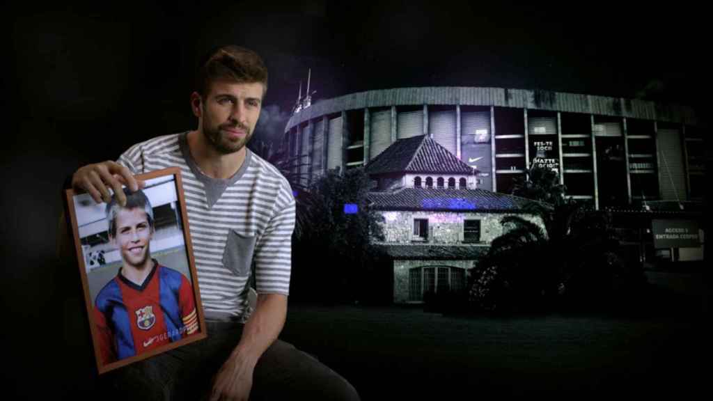 Gerard Piqué durante el documental de Barça Dreams / EFE