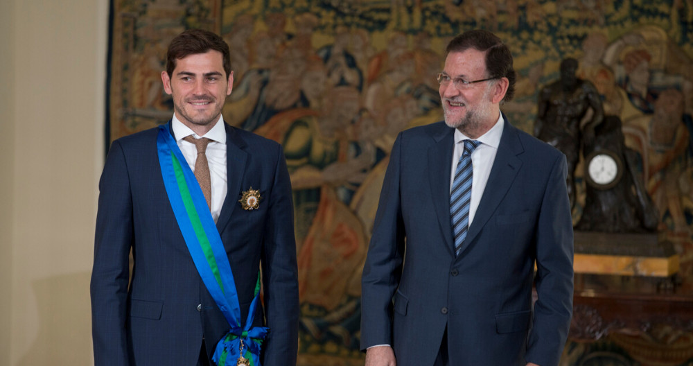 Casillas y Rajoy en una imagen de archivo / EFE