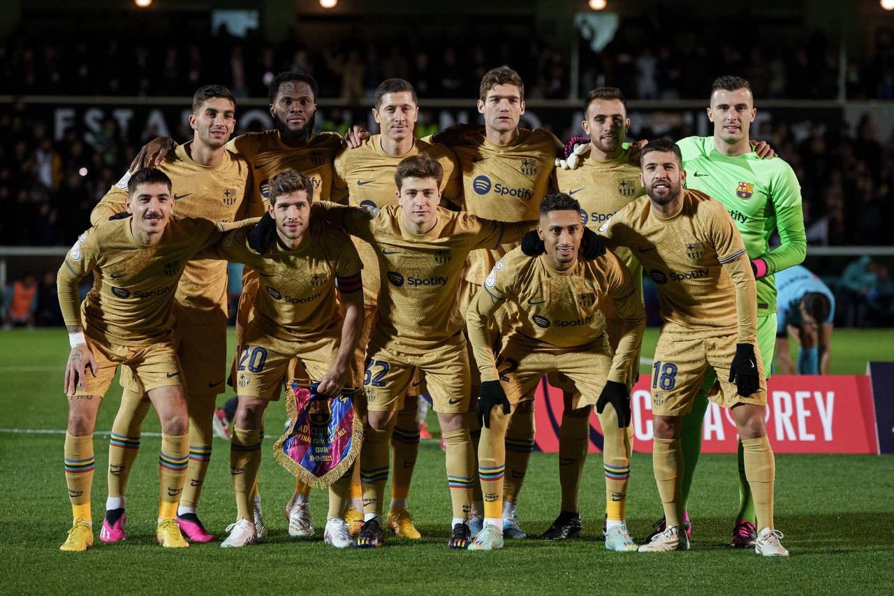 Once del Barça contra el Ceuta / FCB