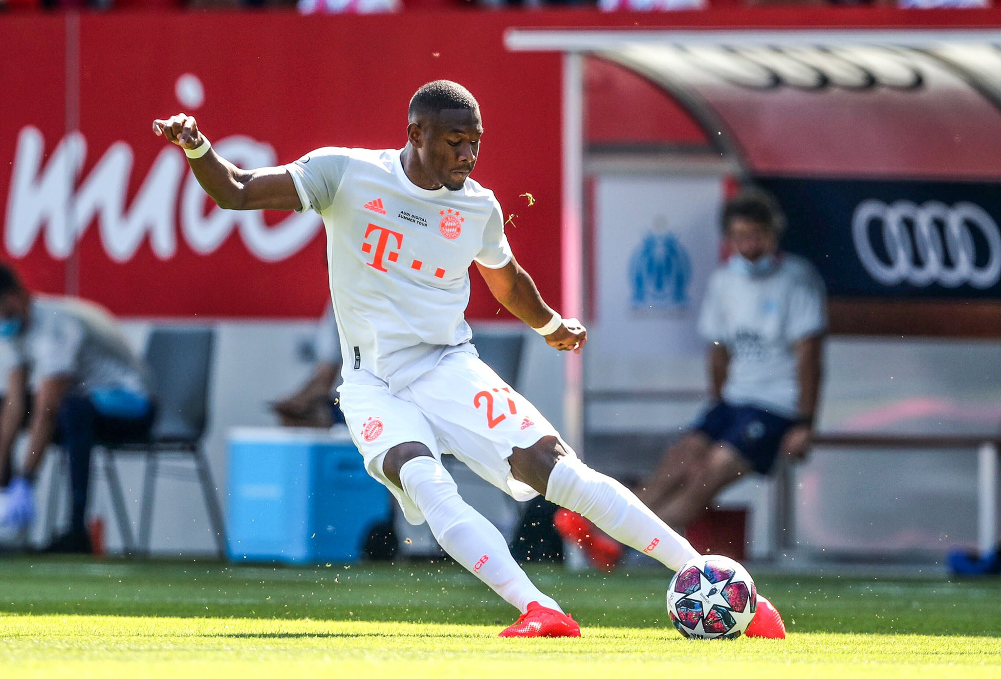 David Alaba durante un partido /REDES