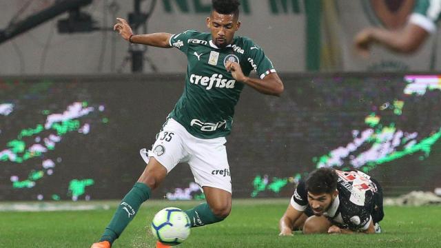 Matheus Fernandes con el Palmeiras / REDES
