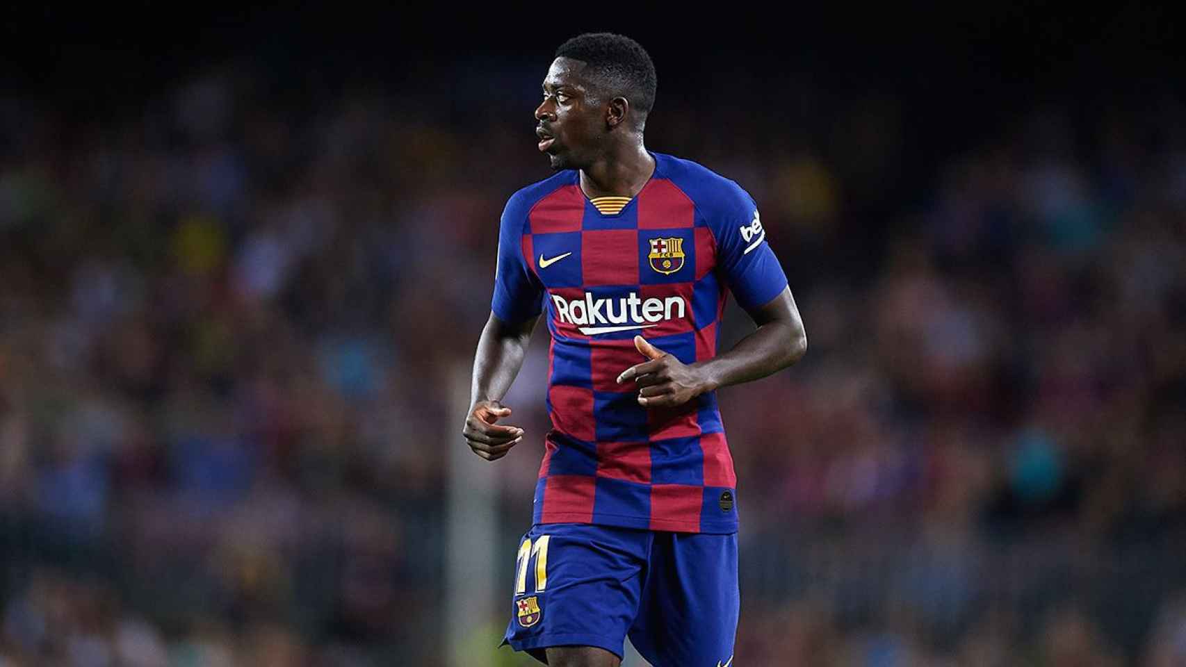 Dembelé, con la camiseta del FC Barcelona / EFE