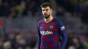 Gerard Piqué, en el partido ante el Levante | EFE