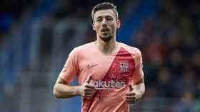 Lenglet en un partido con el FC Barcelona / EFE