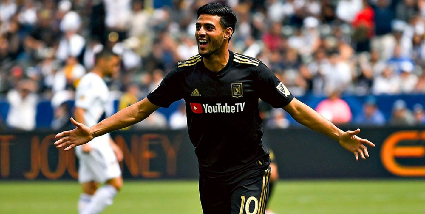 Carlos Vela celebrando un gol con Los Angeles FC / EFE