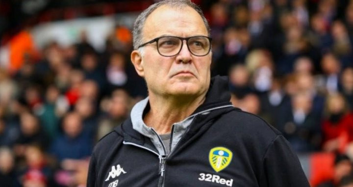 Marcelo Bielsa, en un partido con el Leeds | EFE