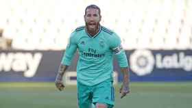 Sergio Ramos durante un partido con el Real Madrid /REDES