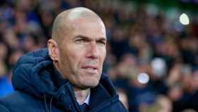 Zidane en un partido del Real Madrid / EFE