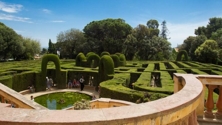 Parque del laberinto de Horta en Barcelona