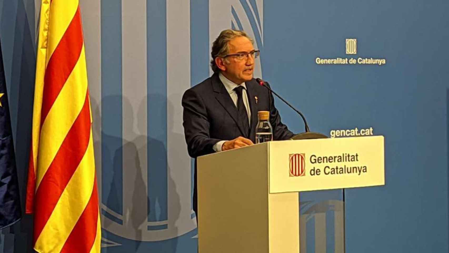 El consejero Jaume Giró presenta las balanzas fiscales de 2019 / CG (Aleix Mercader)