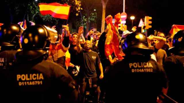 Una manifestación ultra en plaza Artós, a las que acudía P.S. / Cedida