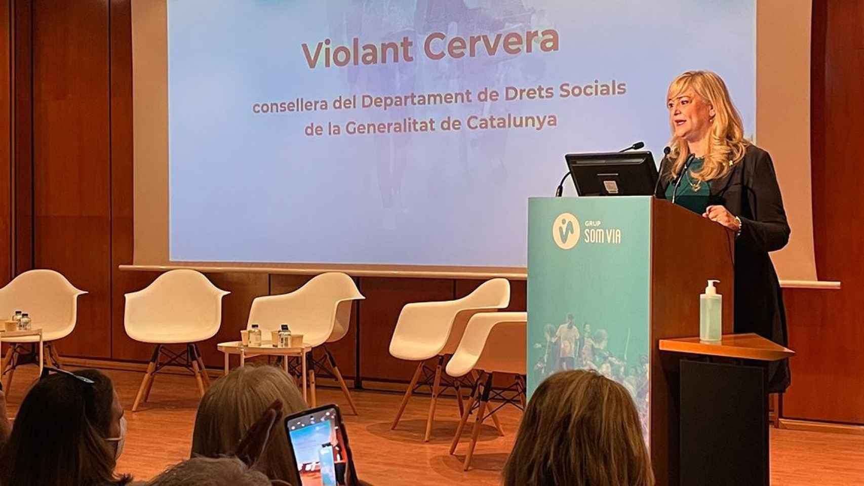 La consejera de Derechos Sociales, Violant Cervera, de quien depende el Observatorio Catalán de la Familia / GENCAT