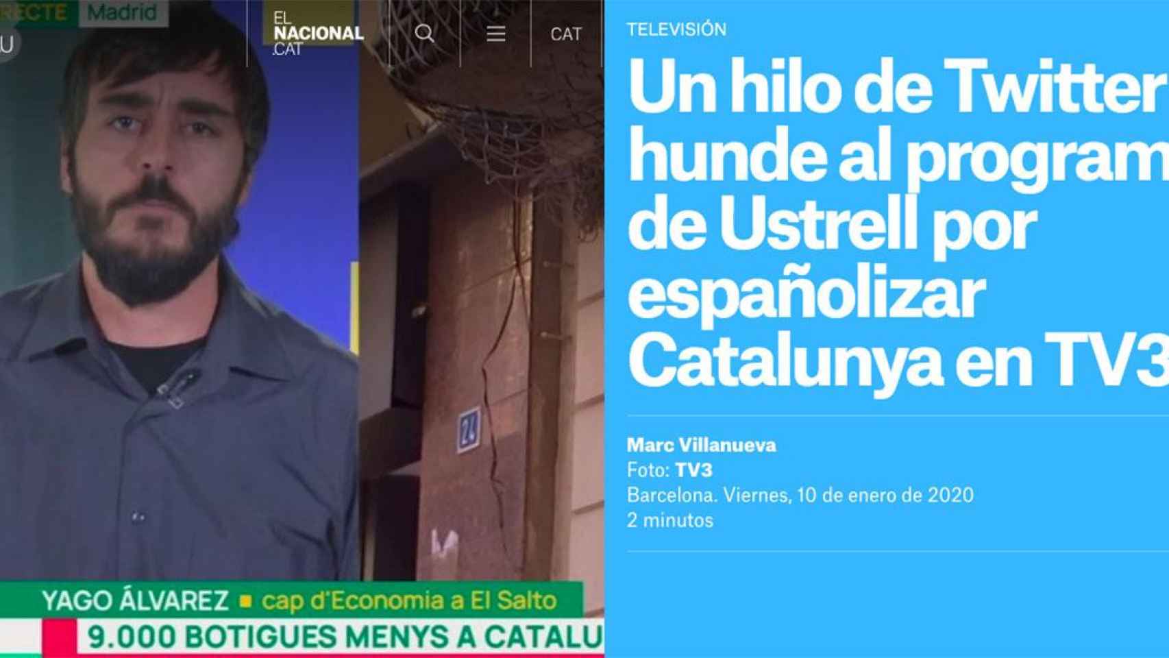 La información de 'El Nacional' que ha indignado a los trabajadores de TV3 / CG