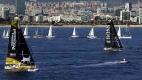 Salida de la tercera edición de la Barcelona World Race / EFE