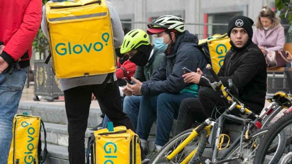 Uno de los repartidores de Glovo afectado por la 'ley rider' / EP