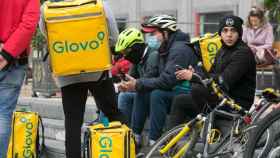 Uno de los repartidores de Glovo afectado por la 'ley rider' / EP