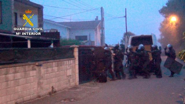 Imagen de un registro policial / GUARDIA CIVIL