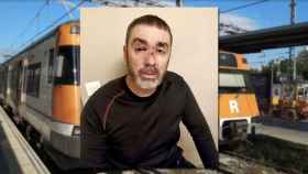 El vigilante de seguridad de Rodalies Renfe que ha sufrido el ataque más directo en la pelea de esta madrugada / CG