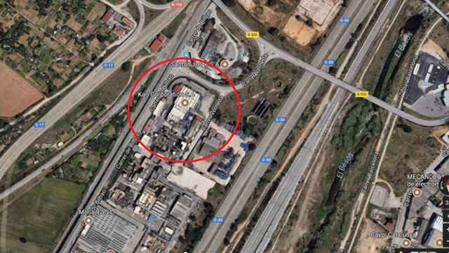 La empresa KAO, donde se ha detectado la fuga química, está situada en Mollet del Vallès (Barcelona) / CG