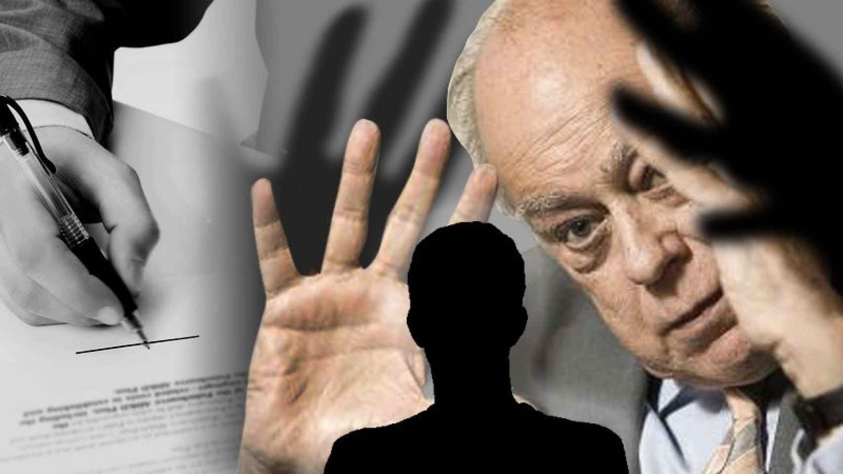 Imagen en la que se ve al banquero que explicó los tejemanejes de Jordi Pujol ante la Udef, que no quiere firmar el acta judicial y revelar su identidad por miedo a las represalias.