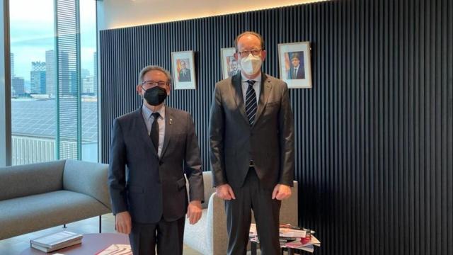 El consejero de Economía, Jaume Giró, y el presidente de FemCat, David Marín / GOVERN