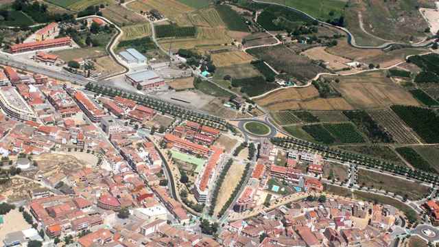 Imagen aérea de Rosselló (Lleida)