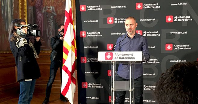 Eloi Badia, concejal de Presidencia, Agua y Energía, en una imagen de archivo en el Ayuntamiento de Barcelona / CG