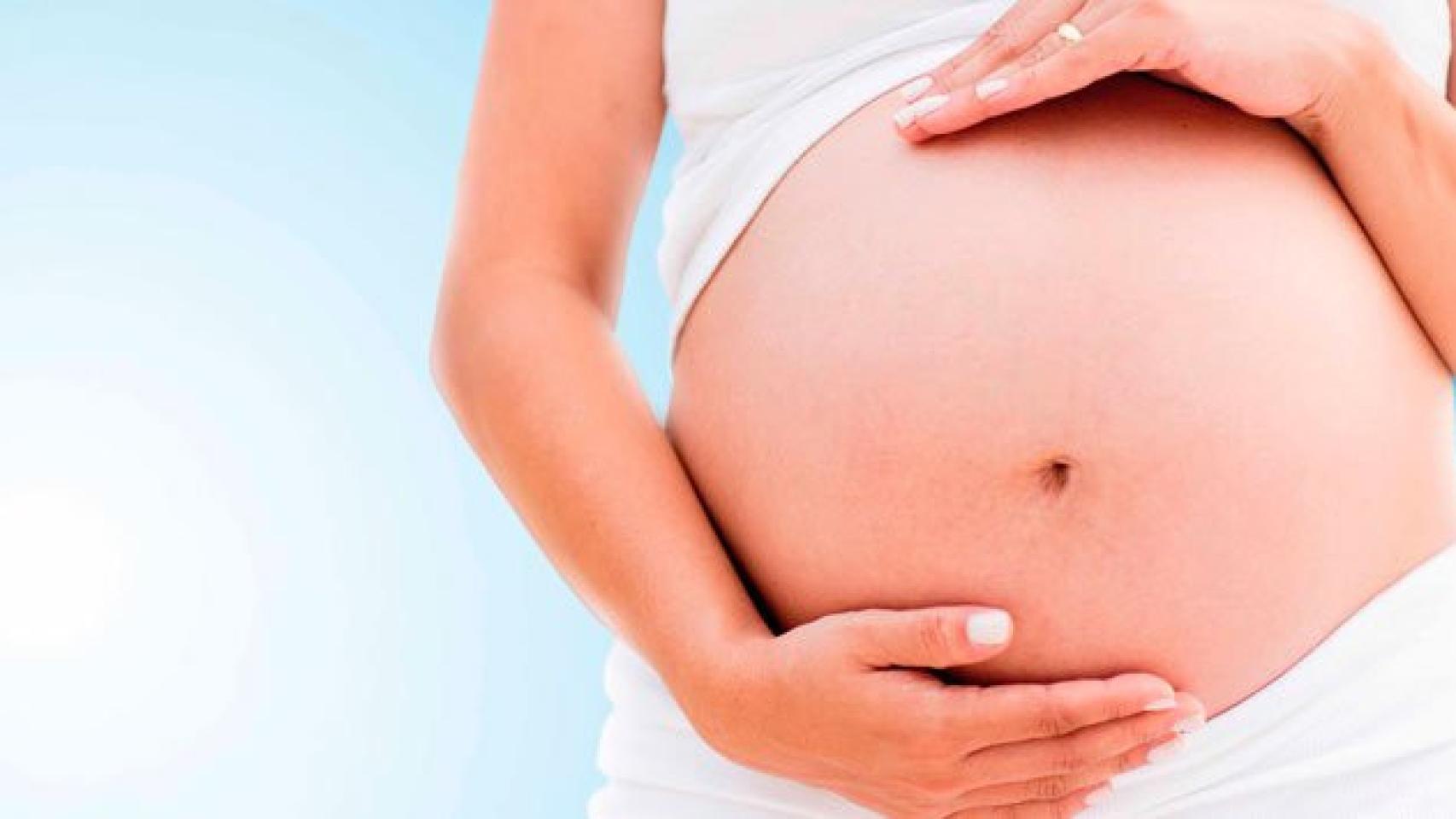 Una mujer embarazada muestra su barriga / EFE